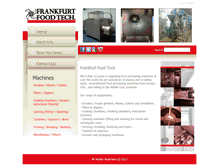 Tablet Screenshot of frankfurtfoodtech.com